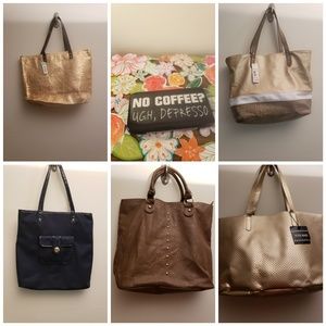 *Set of 6*  5 Handbags & 1 Wallet